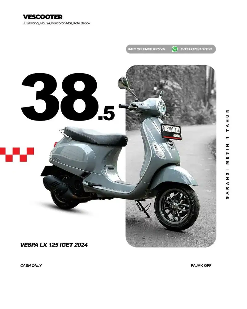 VESPA LX 125 IGET FACELIFT 2024