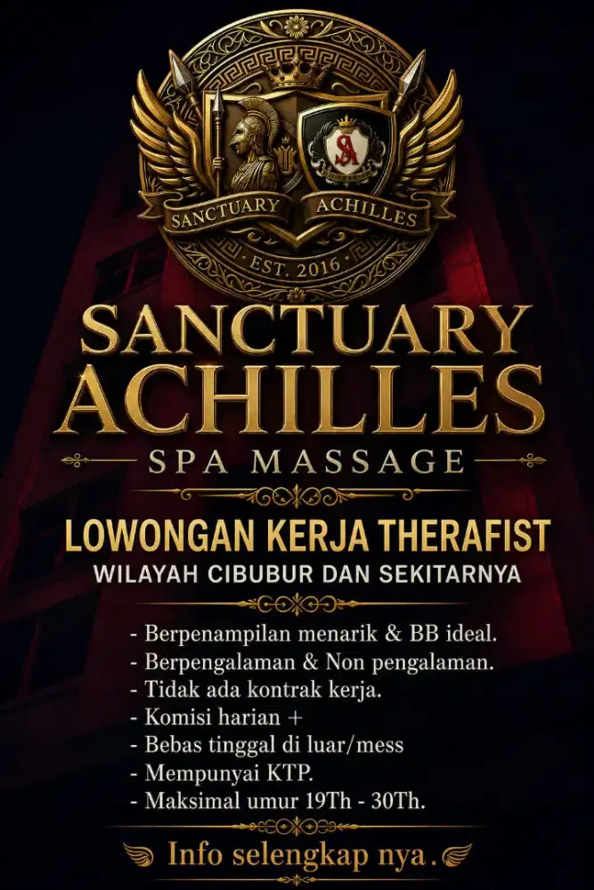 LOKER TERAPIST WANITA