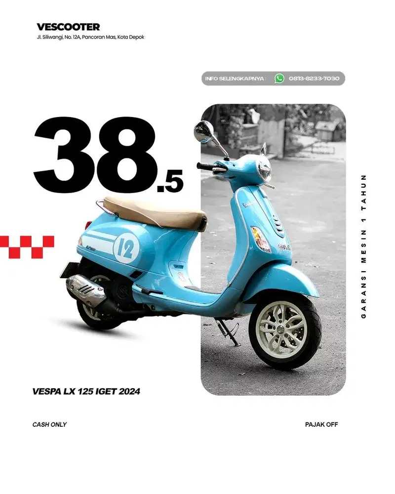 VESPA LX 125 IGET FACELIFT 2024