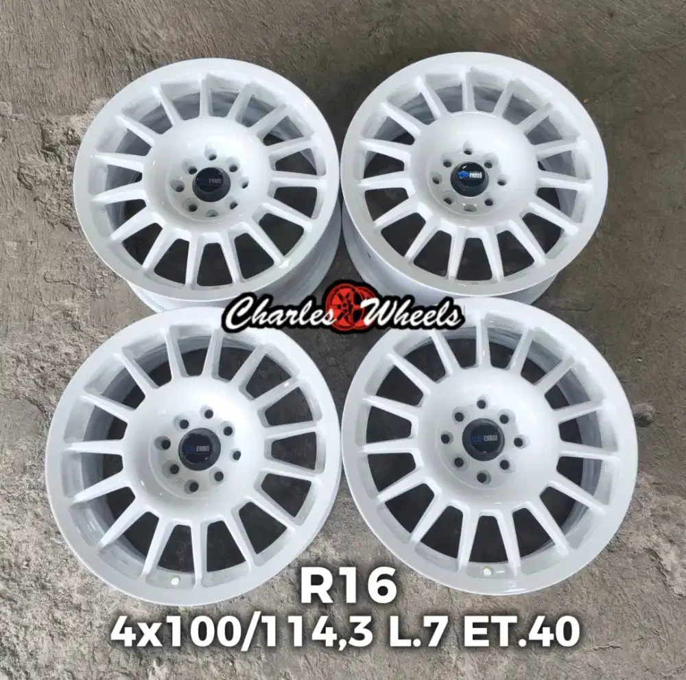 Jual velg rally r16 4x100 4x114,3 avanza xenia jazz atto dll