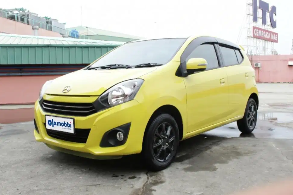 DP 6, JT Daihatsu Ayla 1.0 X Bensin-AT Kuning 2021