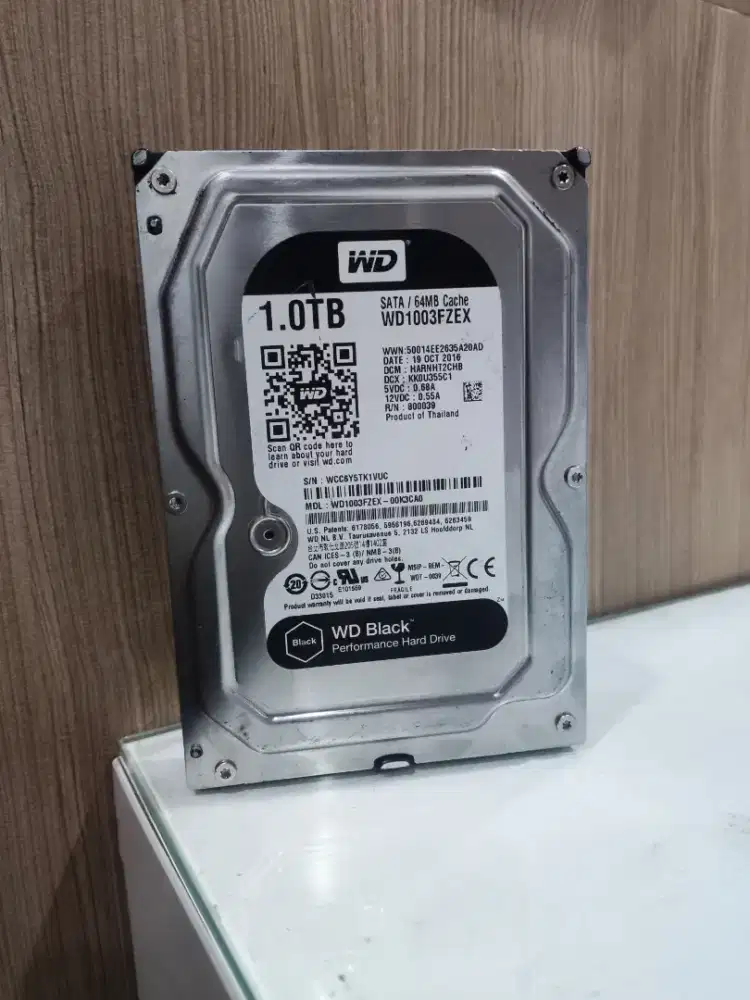 HDD HARD DISK PC WD 1TB