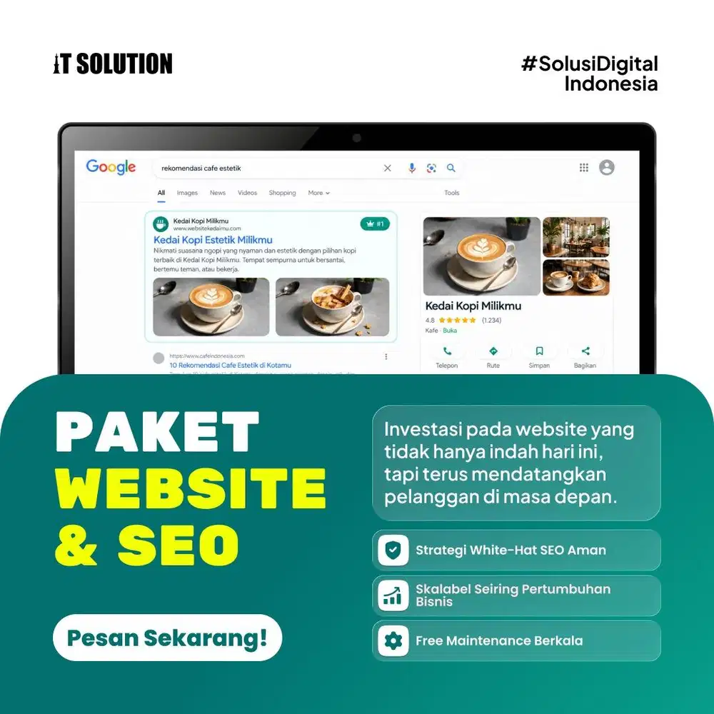 Jasa Paket Website Profesional dan SEO untuk Bisnis