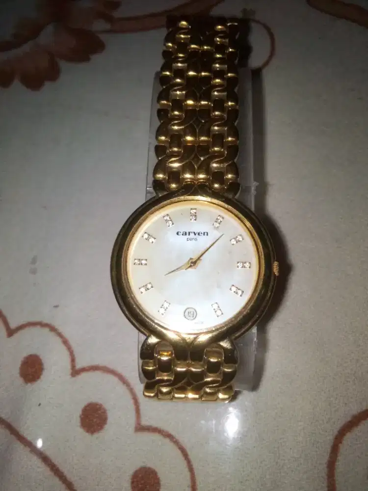 Jam merk CARVEN Paris 18k gold