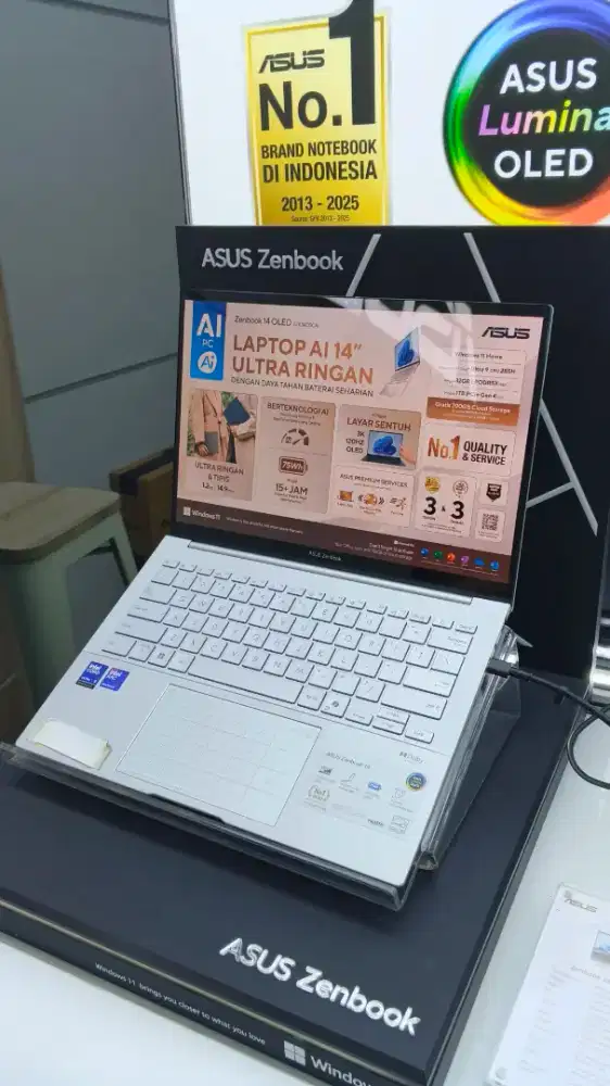 Cicilan Laptop Asus ZenBook 14 OLED gratis 2x cicilan