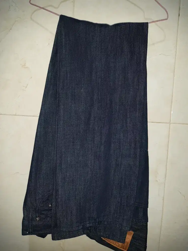 Celana jeans bahan raw