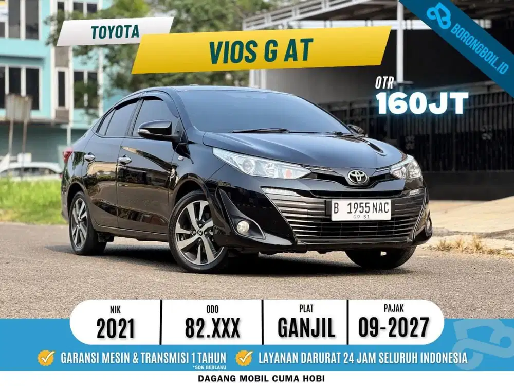 TERMURAH!!VIOS G AT 2021 SIAP PAKAI