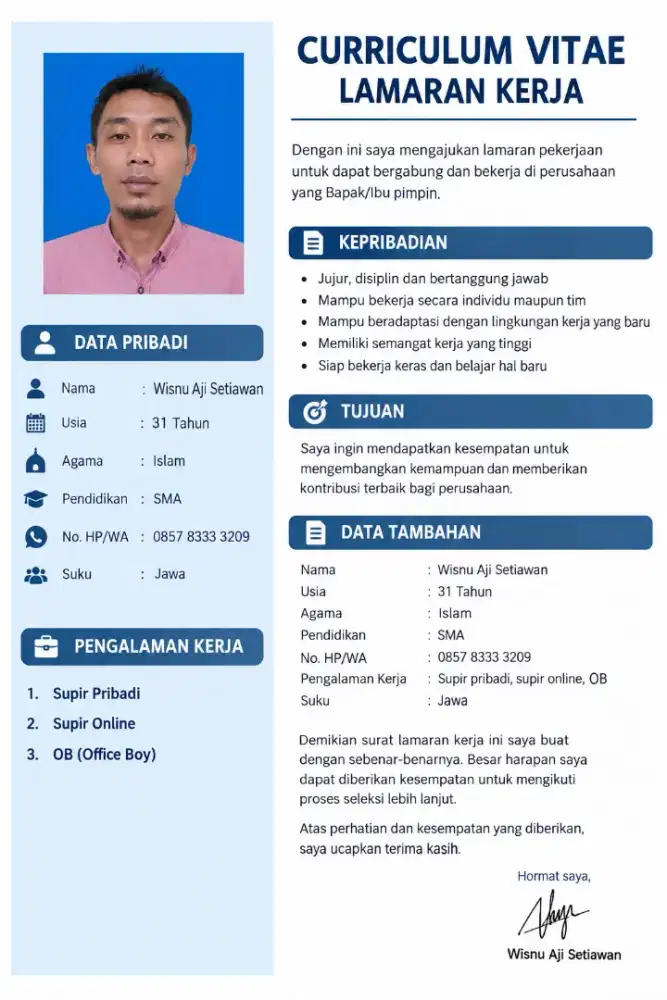 Mencari lowongan kerja
