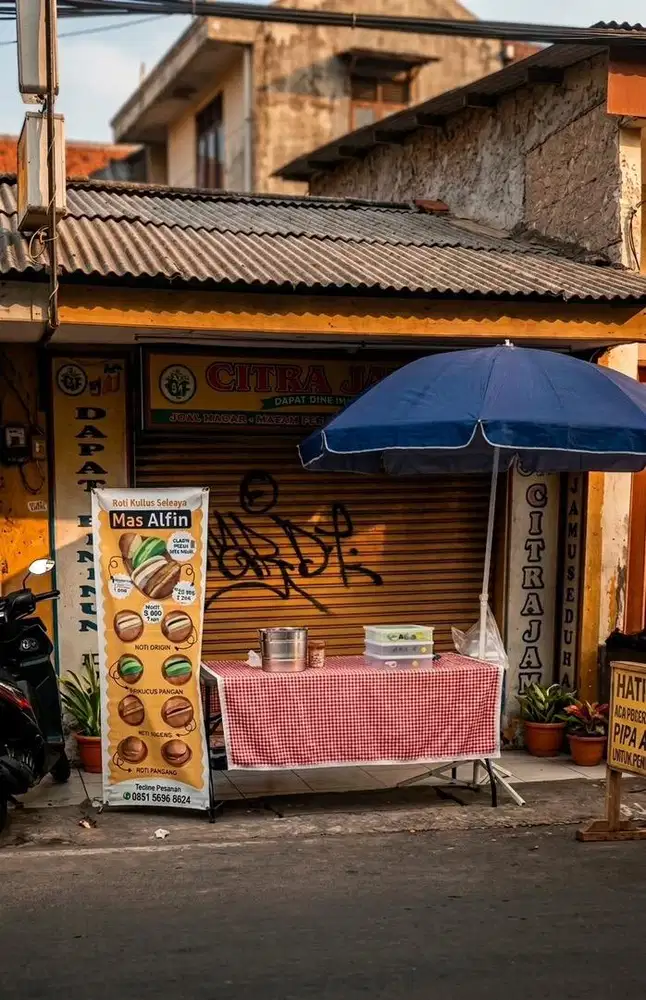 Jaga lapak roti dimsum