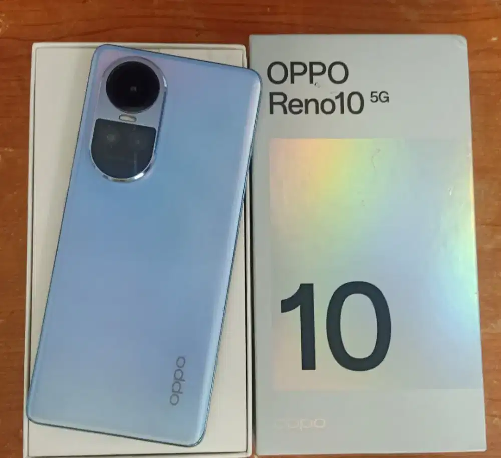 Oppo reno 10 5G 8/256gb lengkap
