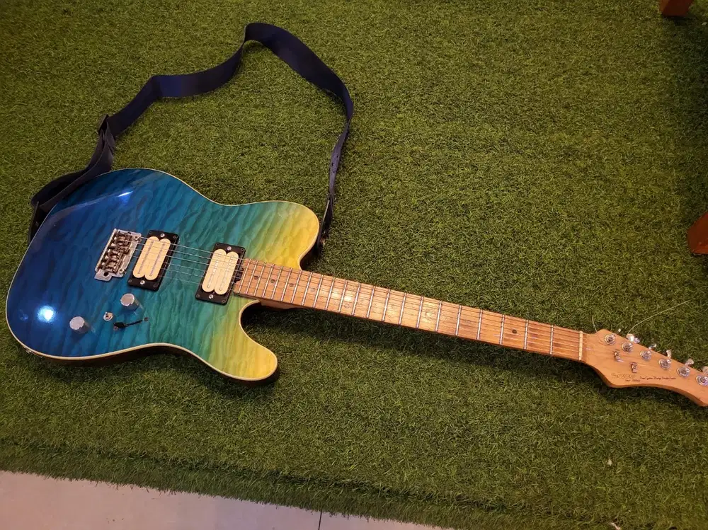 Gitar SQOE SETL900 HH fade Surf Original-playbilty enak-sound allgenre