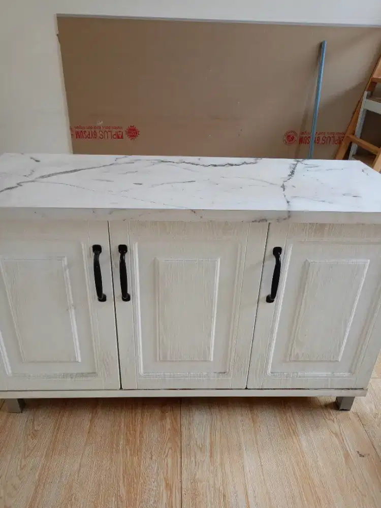 2 UNIT KABINET MEJA DAPUR 3 PINTU