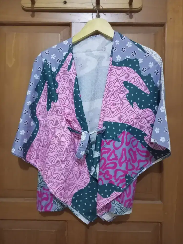 Sale batik wanita model kimono motif cantik