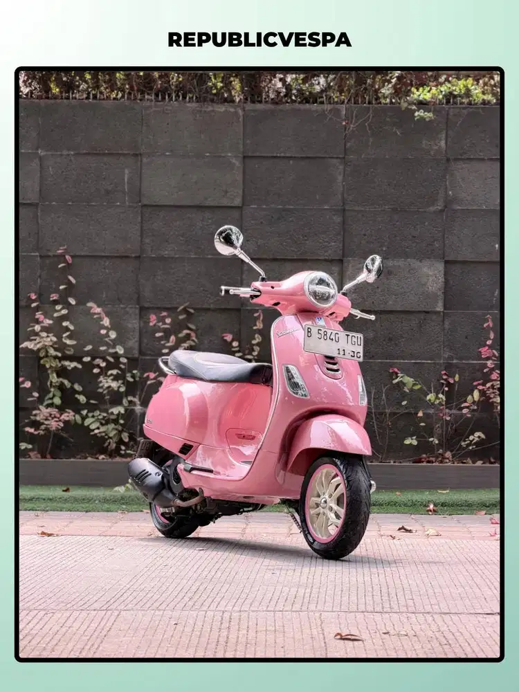 TERMURAH PIAGGIO VESPA LX 125 IGET FACELIFT TAHUN 2020 WARNA PINK