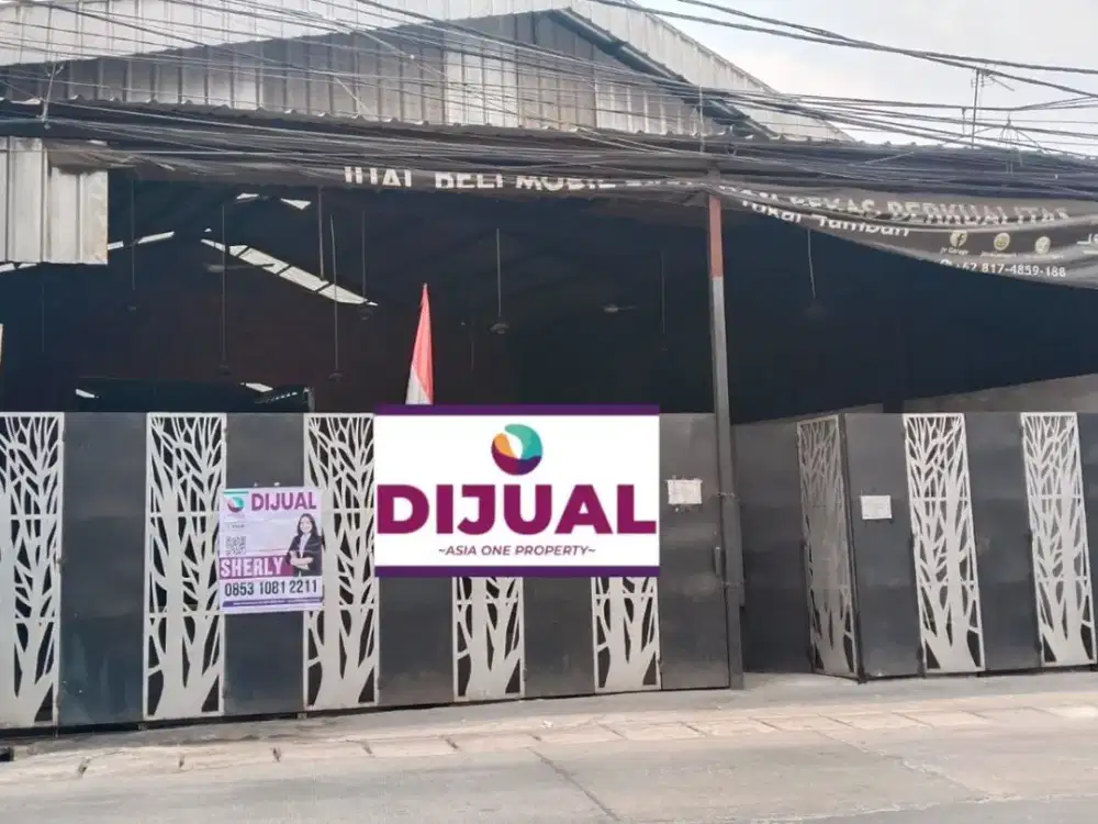DIJUAL GUDANG + OFFICE DI PINGGIR JALAN UTAMA BINTARA BEKASI