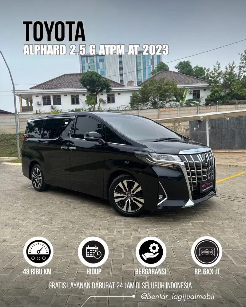 Toyota Alphard 2.5 G ATPM AT 2023