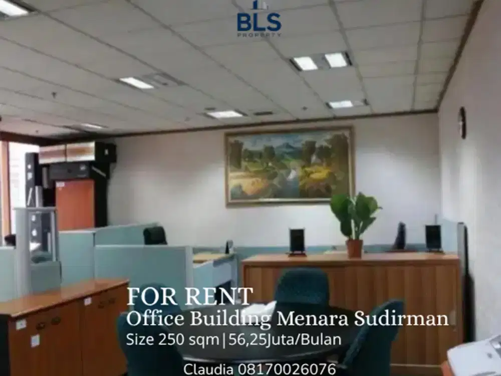FOR RENT Office Building Menara Sudirman Newly Renvated Unit