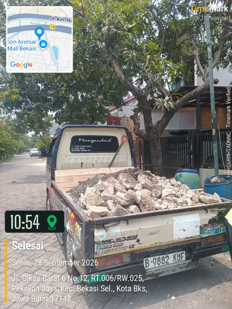 Jasa buang puing sampah dan pengurugan
