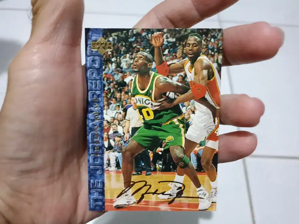 Kartu Basket Shawn Kemp Rare Original