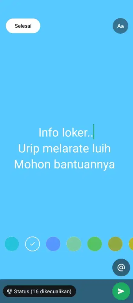 Info loker orang baik