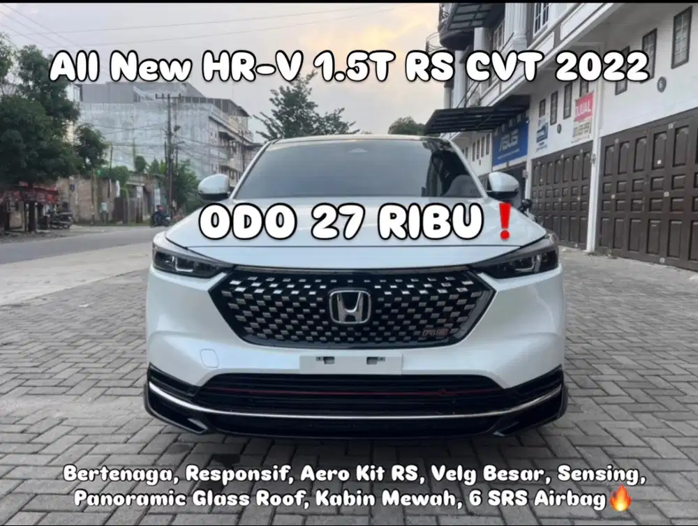 (TDP 70 JUTA!) Honda All New HRV 1.5 Turbo RS CVT Putih 2022 [HR-V]