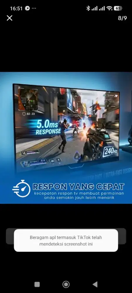 Dijual TV LED Quebisi 22 inch