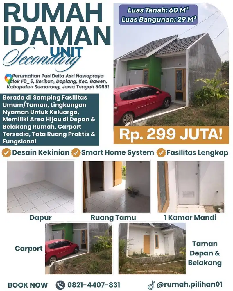 HUNIAN KOMPAK DENGAN TAMAN PRIBADI DAN LINGKUNGAN TERBUKA
