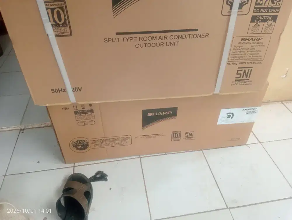 AC masih baru belum di pakai masih di segel masih baru banget