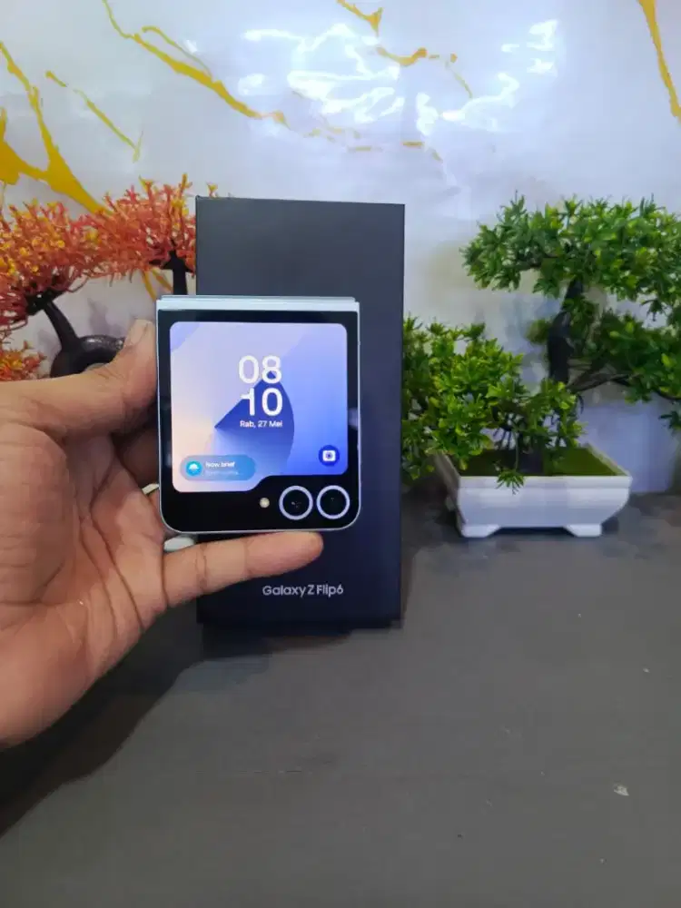 SAMSUNG Z FLIP 6 5G RAM 12/256GB ORIGINAL SEIN MULUS NORMAL FULLSHET