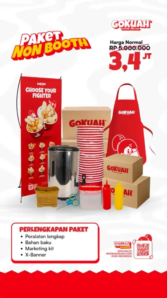 Jual murah dan cepat 2 paket usaha Gokuah dan Minuman Matcha