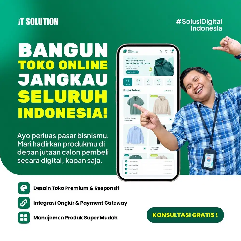 Jasa Pembuatan Website Toko Online Profesional