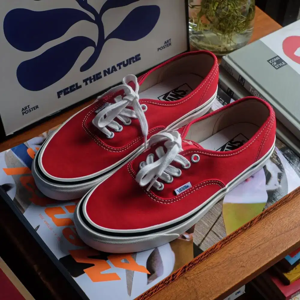 Vans Authentic Anaheim Racing Red