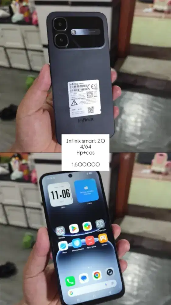 Infinix Smart 20 4/64 HP Cas Mulus - Bandung