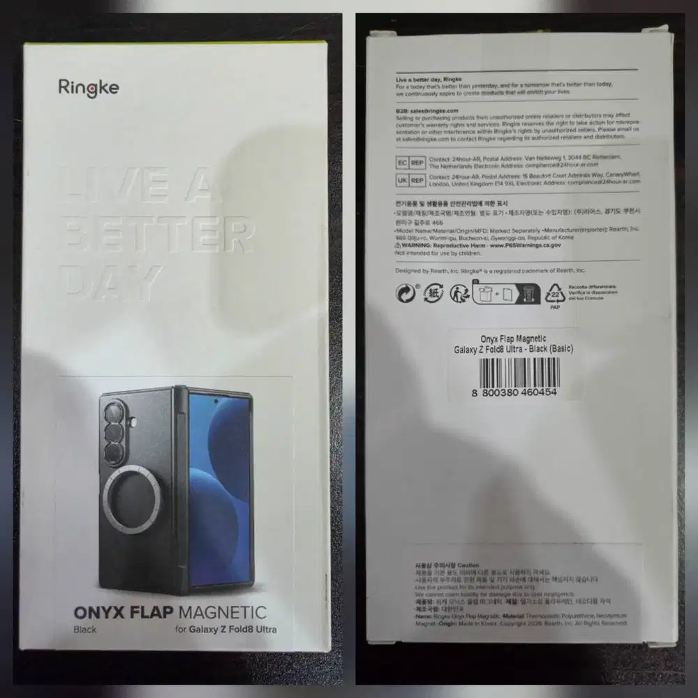 Case casing Ringke Onyx Flap Magsafe Magnetic Samsung Fold 8 Ultra