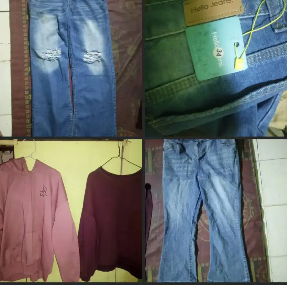 Sweater2 celana jins 2 masih bagus lok pakuk Cengkareng