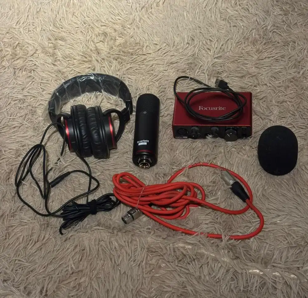 Soundcard Home Recording Fullset