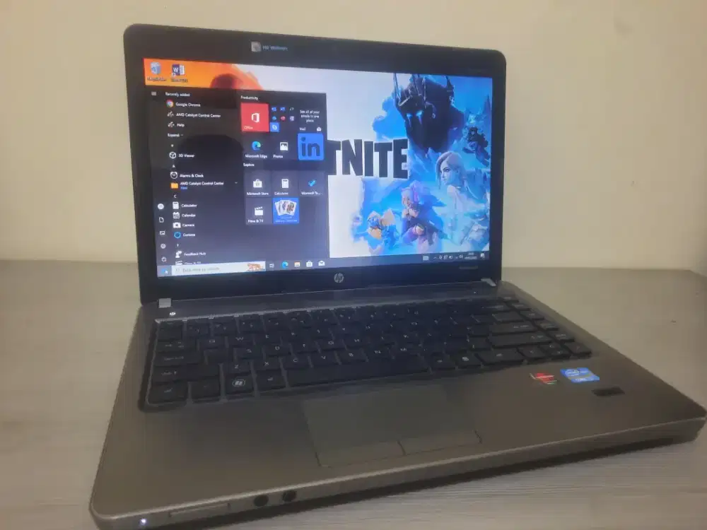 Jual Laptop Sekolah Murah Hp Core i5/Ram4gb Ssd-128gb/Minus batray aja