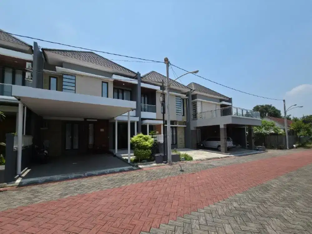 Rumah Mewah Jogja Furnished Perumahan Cluster Elit Dekat Bandara Adisucipto dan Gerbang Tol Purwomartani Kalasan Sleman
