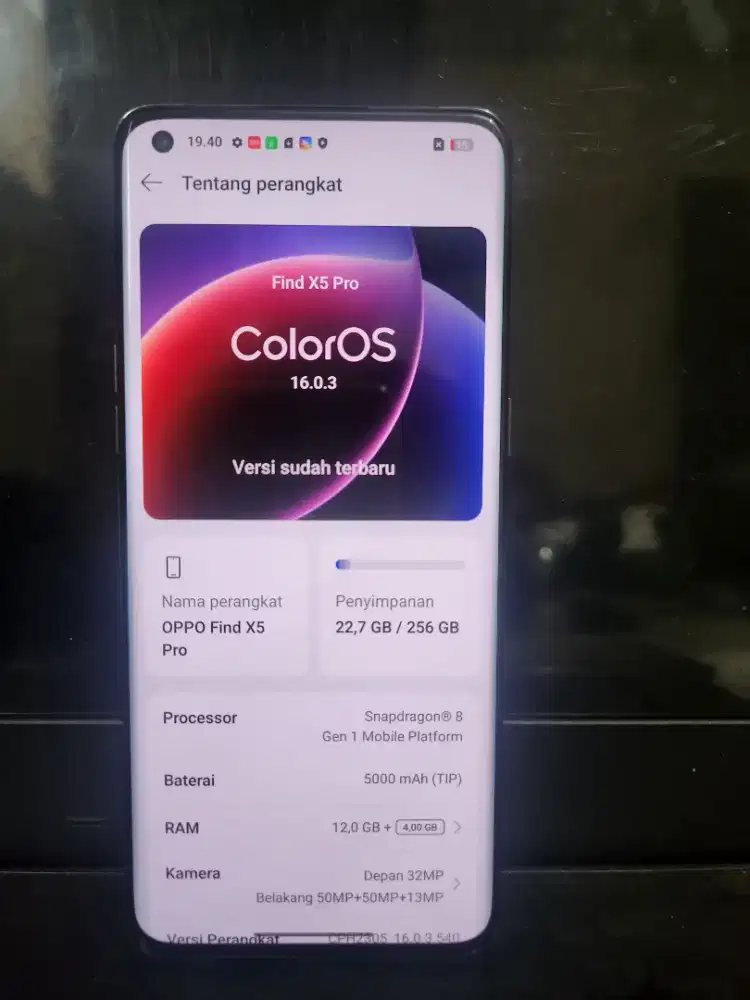 Oppo Find X5 Pro 12+4/256 + charger