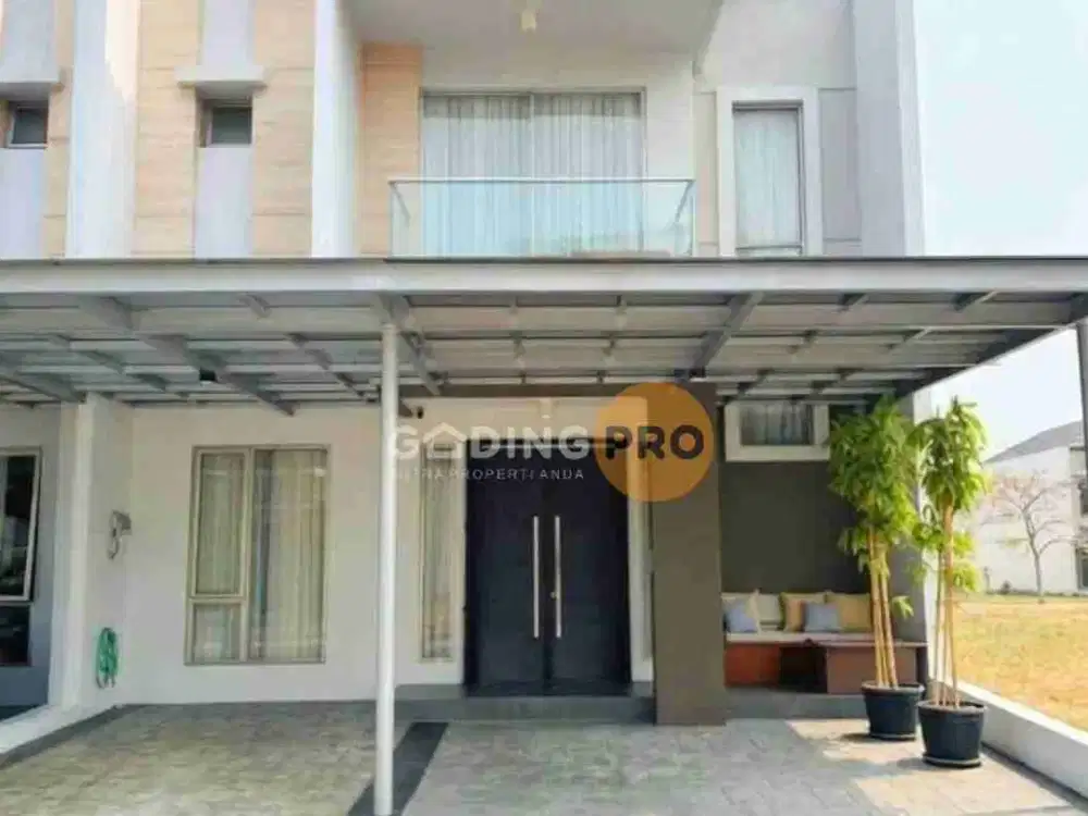 Jual Rumah Golf Island Pik 8X20 Furnish Interior Brand New Bagus