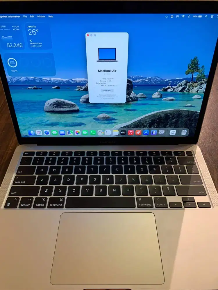 Macbook Air M1 8/256GB iBox Mulus Max Capacity 100%