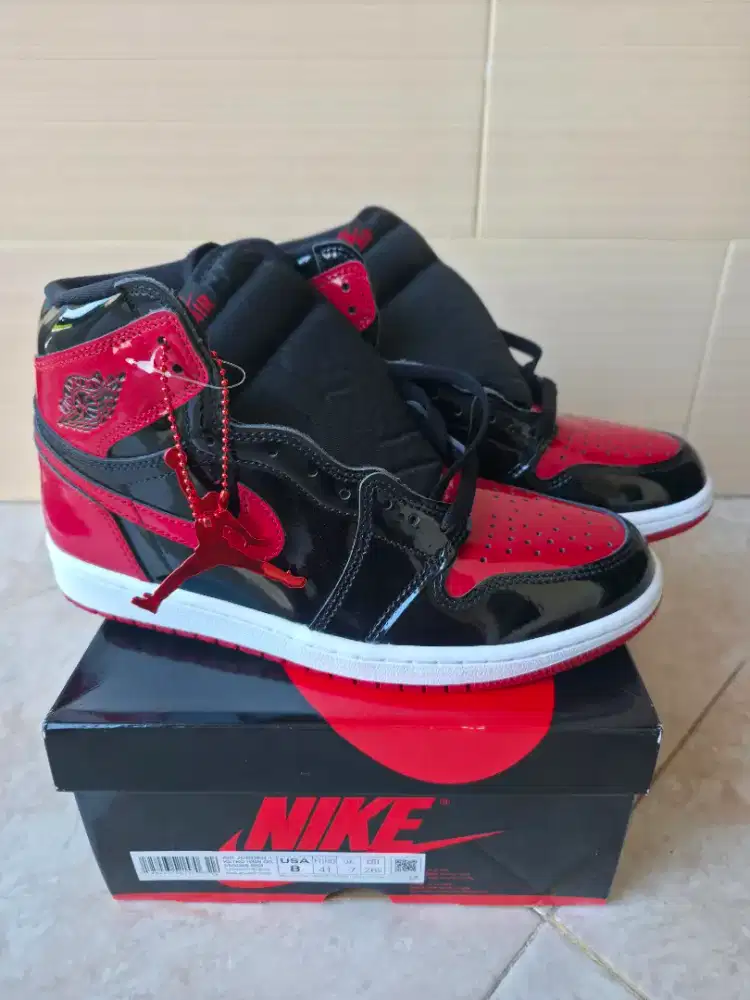 Jordan 1 High OG Bred Patent Men size 41 original