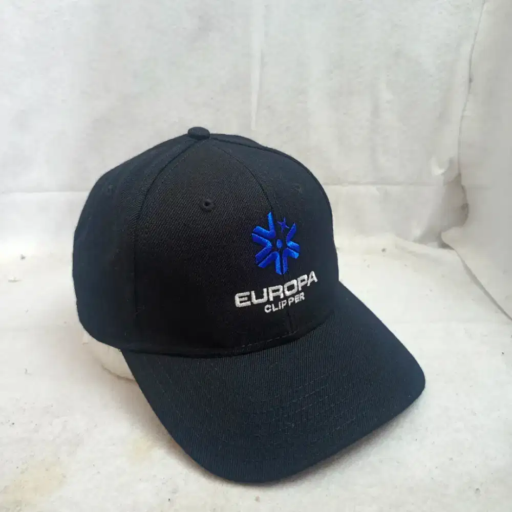 Topi Snapback OTTO Europa Clipper Bordir Hitam - Topi Baseball unisex