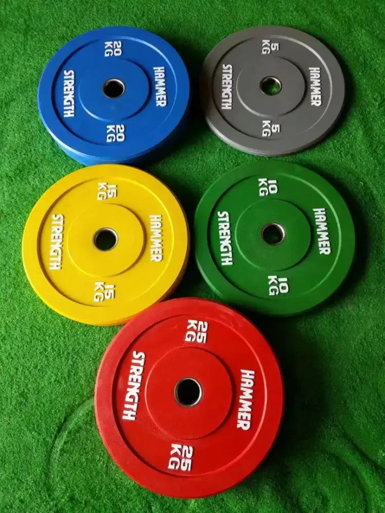 Bumper plate warna hammer strenght premium fitness import