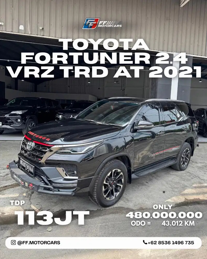 Toyota Fortuner 2.4 VRZ TRD AT 2021