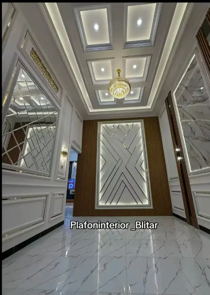Interior wolmolding ,wallboard dinding,plfon pvc gypsun