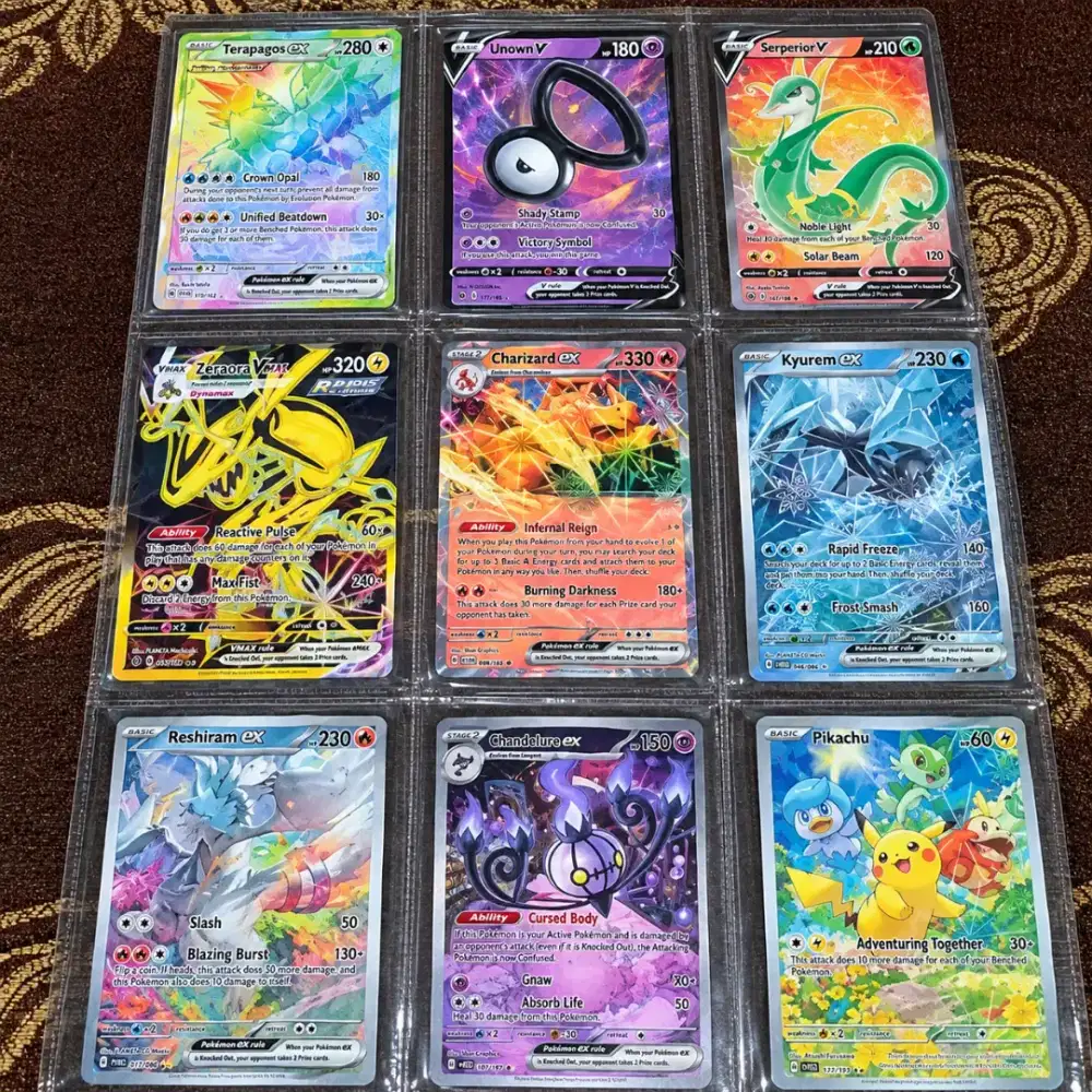 Kartu pokemon non ori(KW)