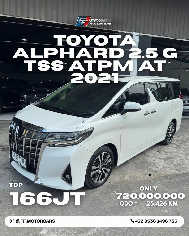 Toyota Alphard 2.5 G TSS ATPM 2021