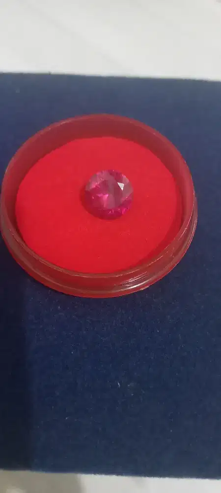 Batu permata ruby merah delima original