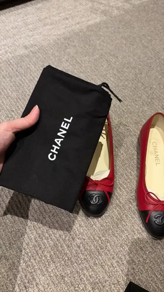 Flatshoes Chanel 36c auth like new